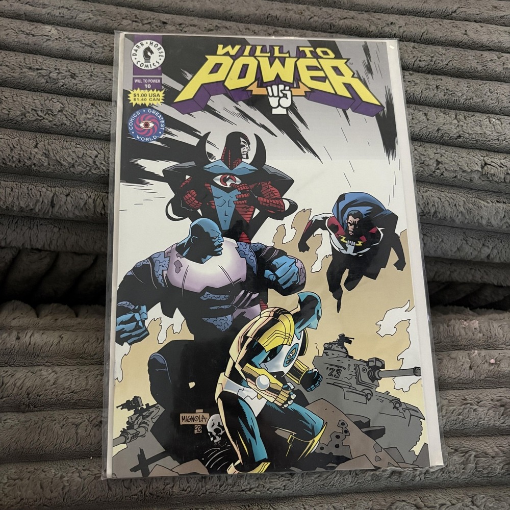 Will To Power Dark Horse Comics Mignola Cover Modern Age Comic Book Boarded